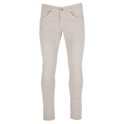 Dondup Beige Cotton Jeans & Pant