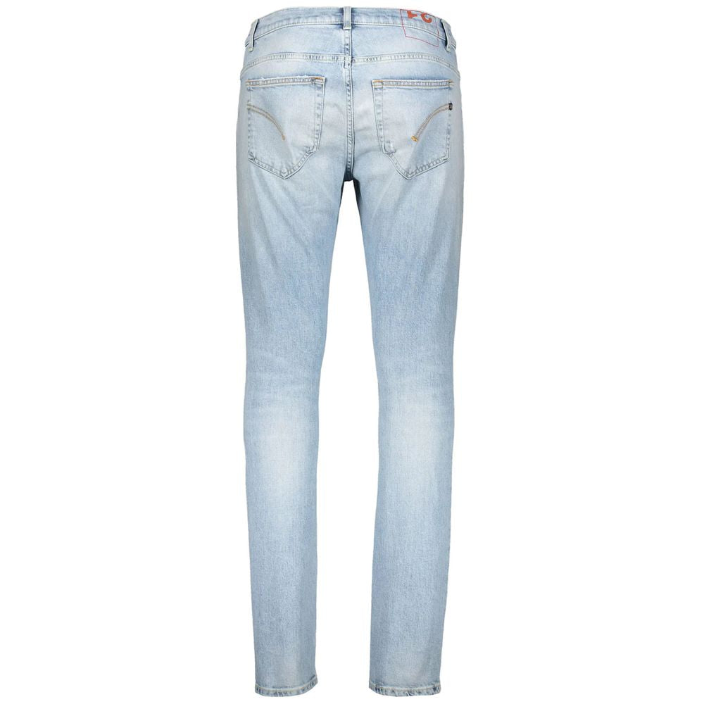 Dondup Light Blue Cotton Jeans & Pant