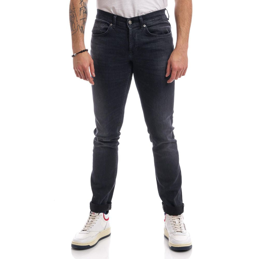 Dondup Black Cotton Jeans & Pant