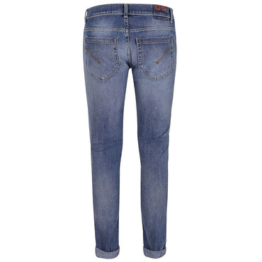 Dondup Blue Cotton Jeans & Pant