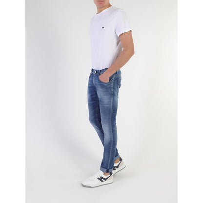 Dondup Blue Cotton Jeans & Pant