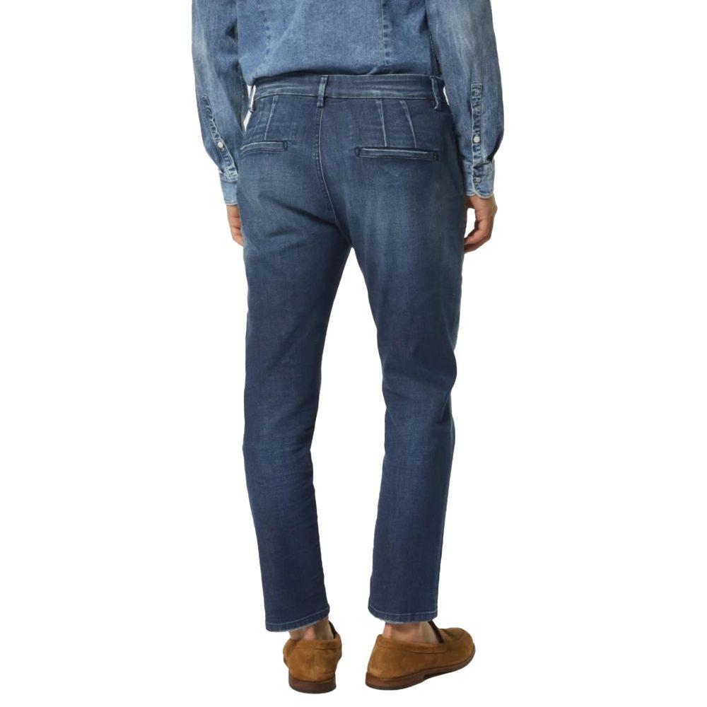 Dondup Blue Cotton Jeans & Pant