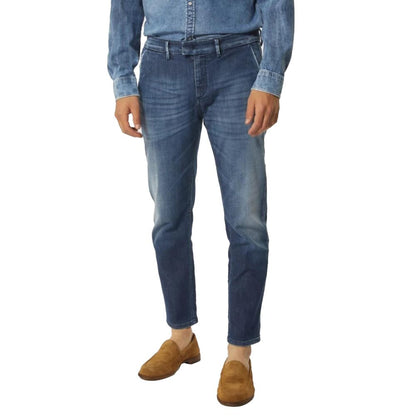 Dondup Blue Cotton Jeans & Pant