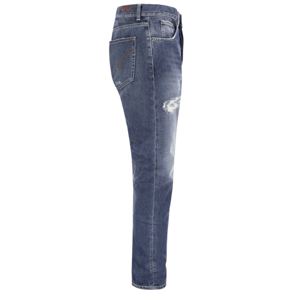 Dondup Blue Cotton Jeans & Pant