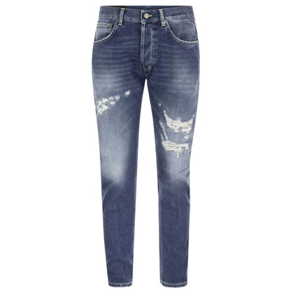 Dondup Blue Cotton Jeans & Pant