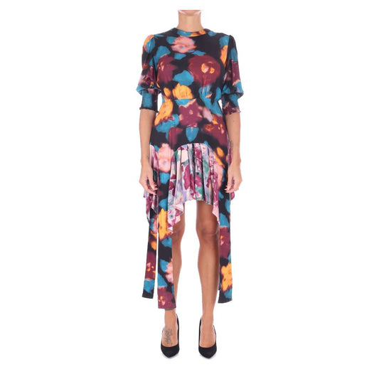 Mar De Margaritas Multicolor Viscose Dress