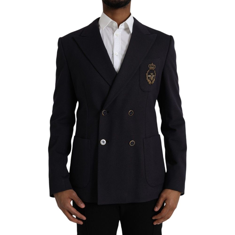 Dolce & Gabbana Blue Acrylic Blazer