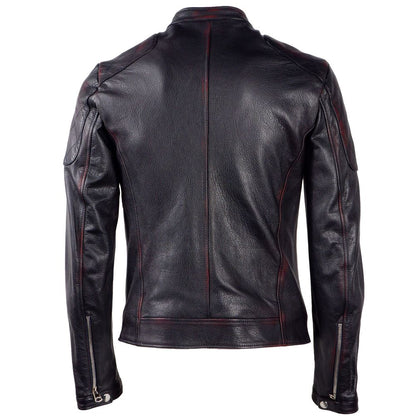 Dolce & Gabbana Black Leather Di Capra Jacket