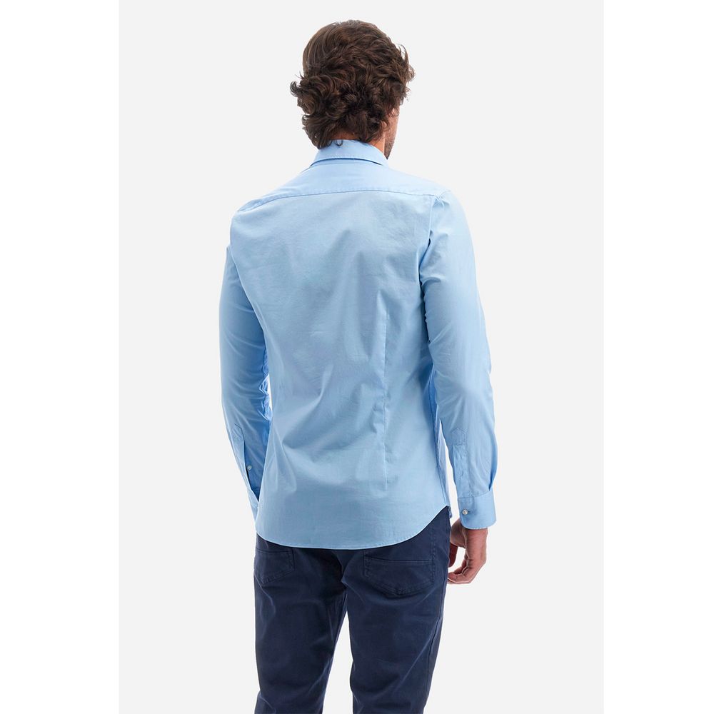 La Martina Light Blue Cotton Shirt