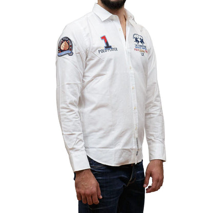 La Martina White Cotton Shirt