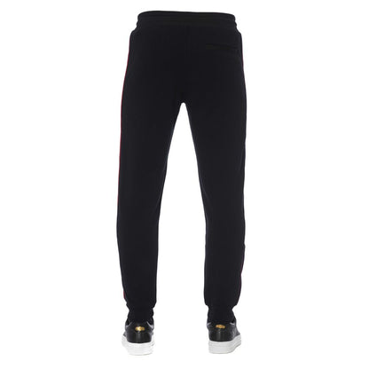 Trussardi Black Cotton Jeans & Pant