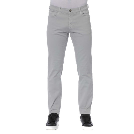 Trussardi Jeans Elegant Gray Cotton Stretch Jeans