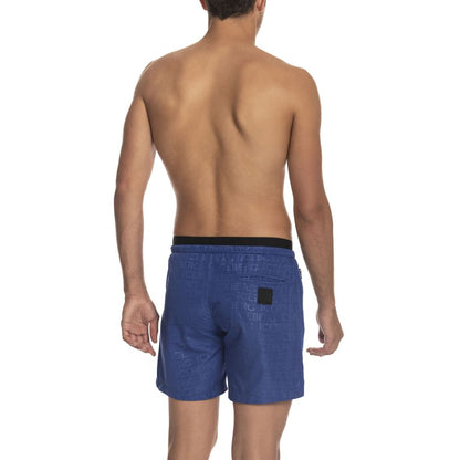 Iceberg Blue Polyester Swimwear