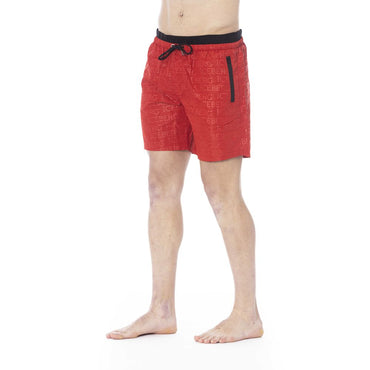 Iceberg Red Polyester Swimwear