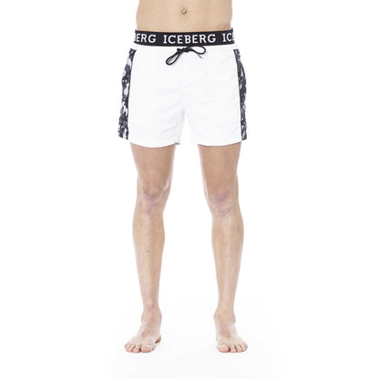 Iceberg White Polyester Swimwear