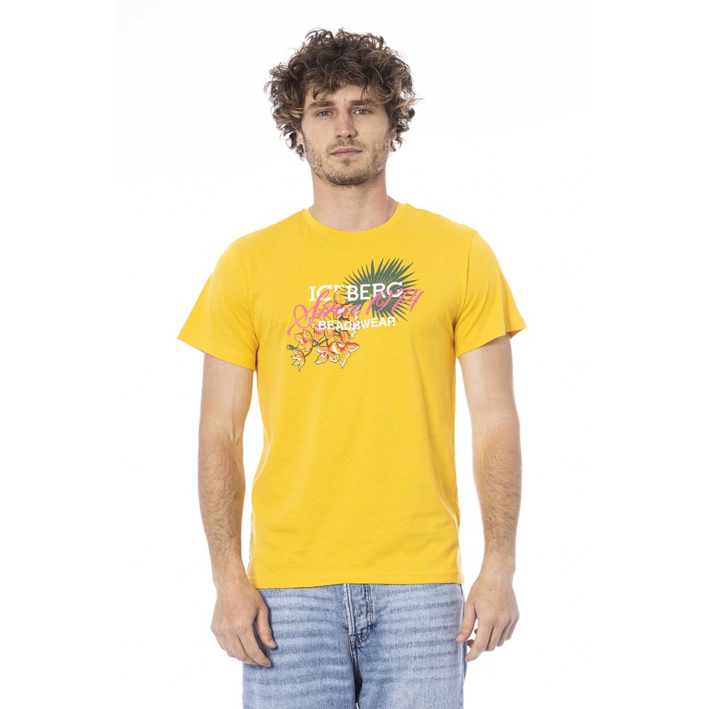 Iceberg Yellow Cotton T-Shirt