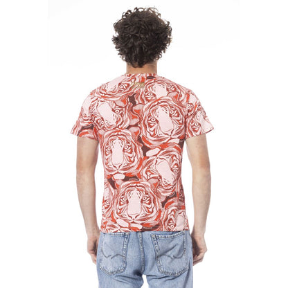 Cavalli Class Red Cotton T-Shirt