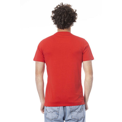 Cavalli Class Red Cotton T-Shirt