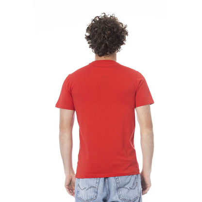 Cavalli Class Red Cotton T-Shirt