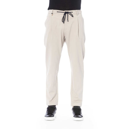 Distretto12 Beige Cotton Jeans & Pant