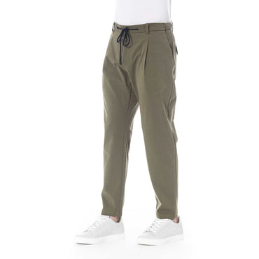 Distretto12 Green Cotton Jeans & Pant