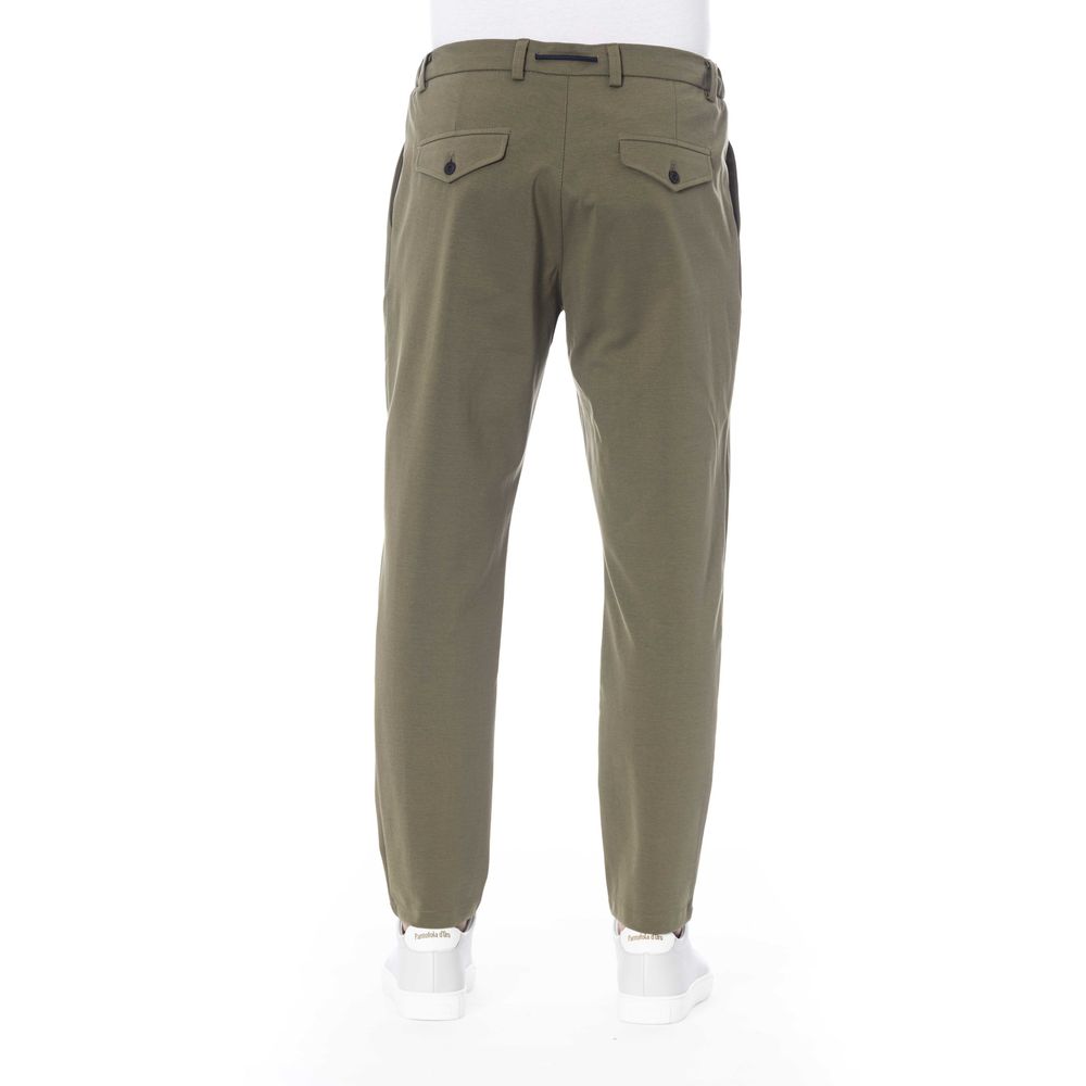 Distretto12 Green Cotton Jeans & Pant