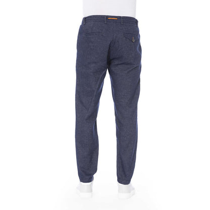 Distretto12 Blue Cotton Jeans & Pant