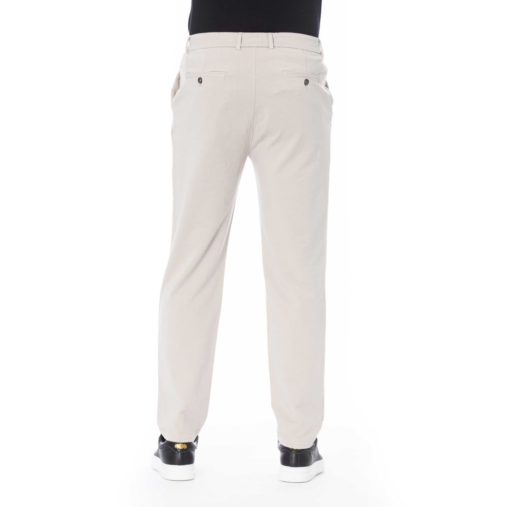 Distretto12 Beige Cotton Jeans & Pant