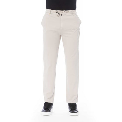 Distretto12 Beige Cotton Jeans & Pant