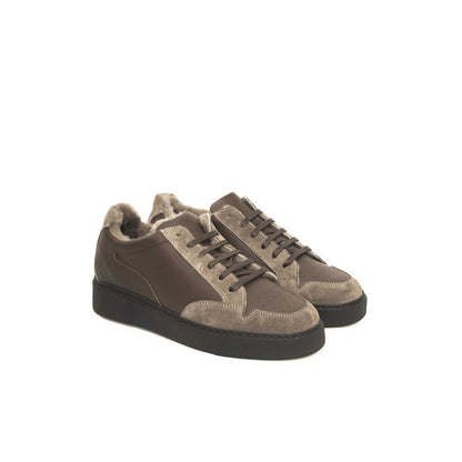 Cerruti 1881 Beige COW Leather Sneaker