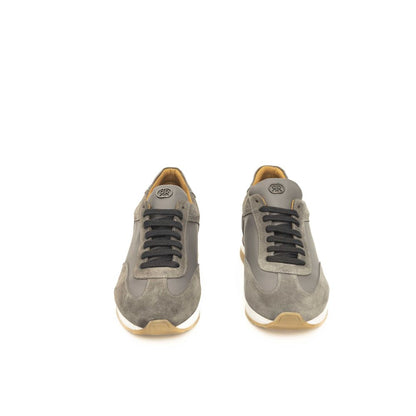 Cerruti 1881 Gray COW Leather Sneaker