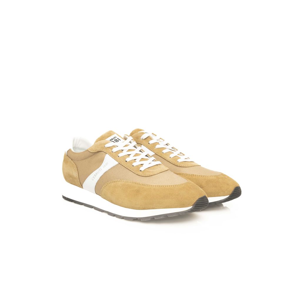 Cerruti 1881 Beige CALF Leather Sneaker