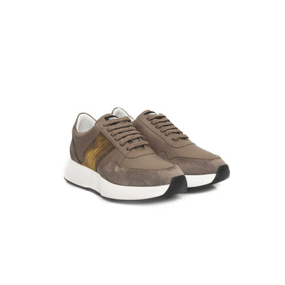 Cerruti 1881 Beige COW Leather Sneaker