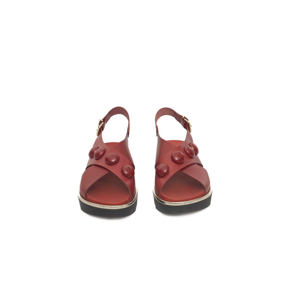 Cerruti 1881 Red COW Leather Sandal