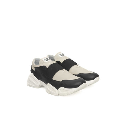 Cerruti 1881 Black And White COW Leather Sneaker