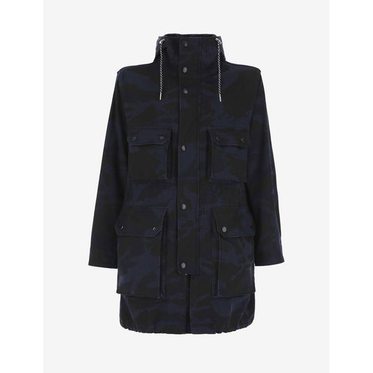 Blaue Baumwolljacke von Armani Exchange