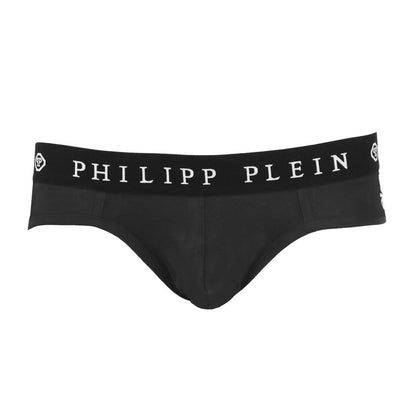 Schwarze Baumwollunterwäsche von Philipp Plein