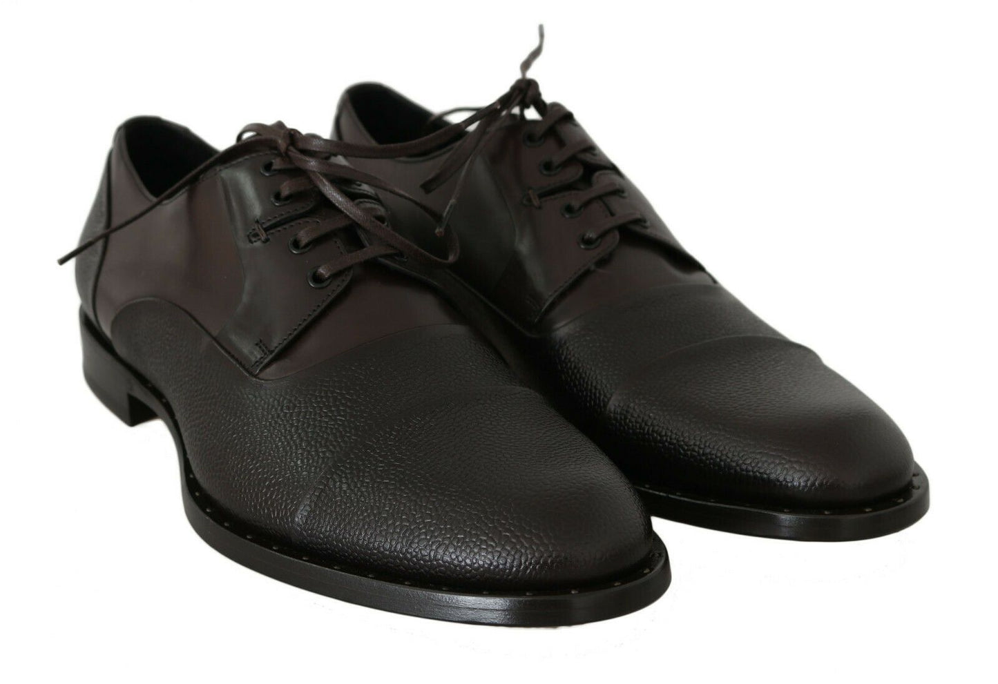 Dolce &amp; Gabbana braune Leder-Schnürschuhe für Herren