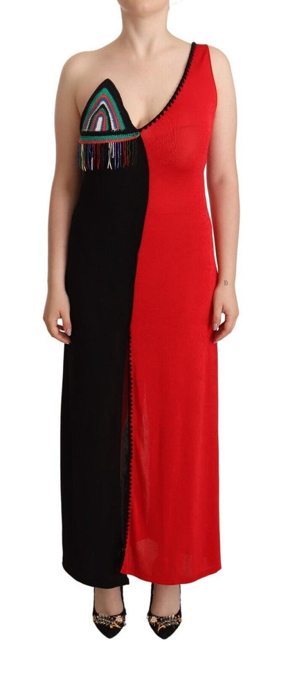 Elegant One Shoulder Sheath Long Dress