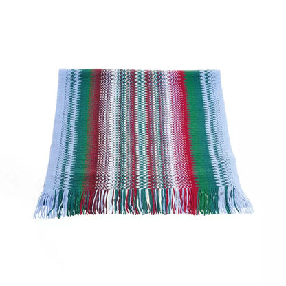 Missoni Vibrant Geometric Patterned Fringe Scarf