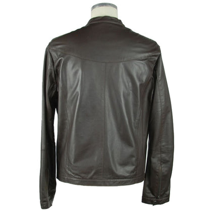 Braune Lederjacke von Emilio Romanelli