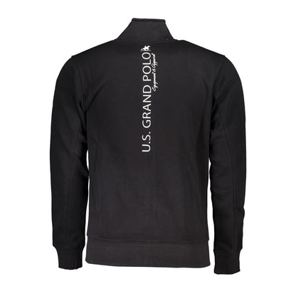 U.S. Grand Polo Chic Fleece Long Sleeve Sweatshirt with Contrast Details