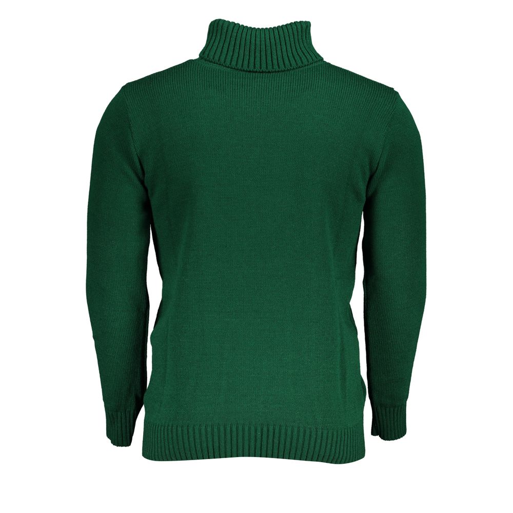 U.S. Grand Polo Elegant Turtleneck Embroidered Sweater