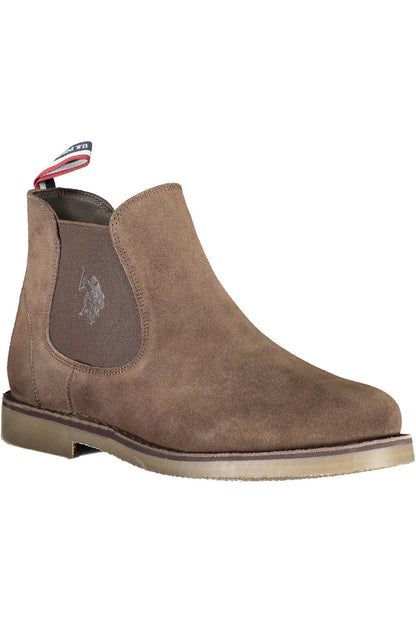 U.S. POLO ASSN. Elegant Ankle Boots with Logo Detailing