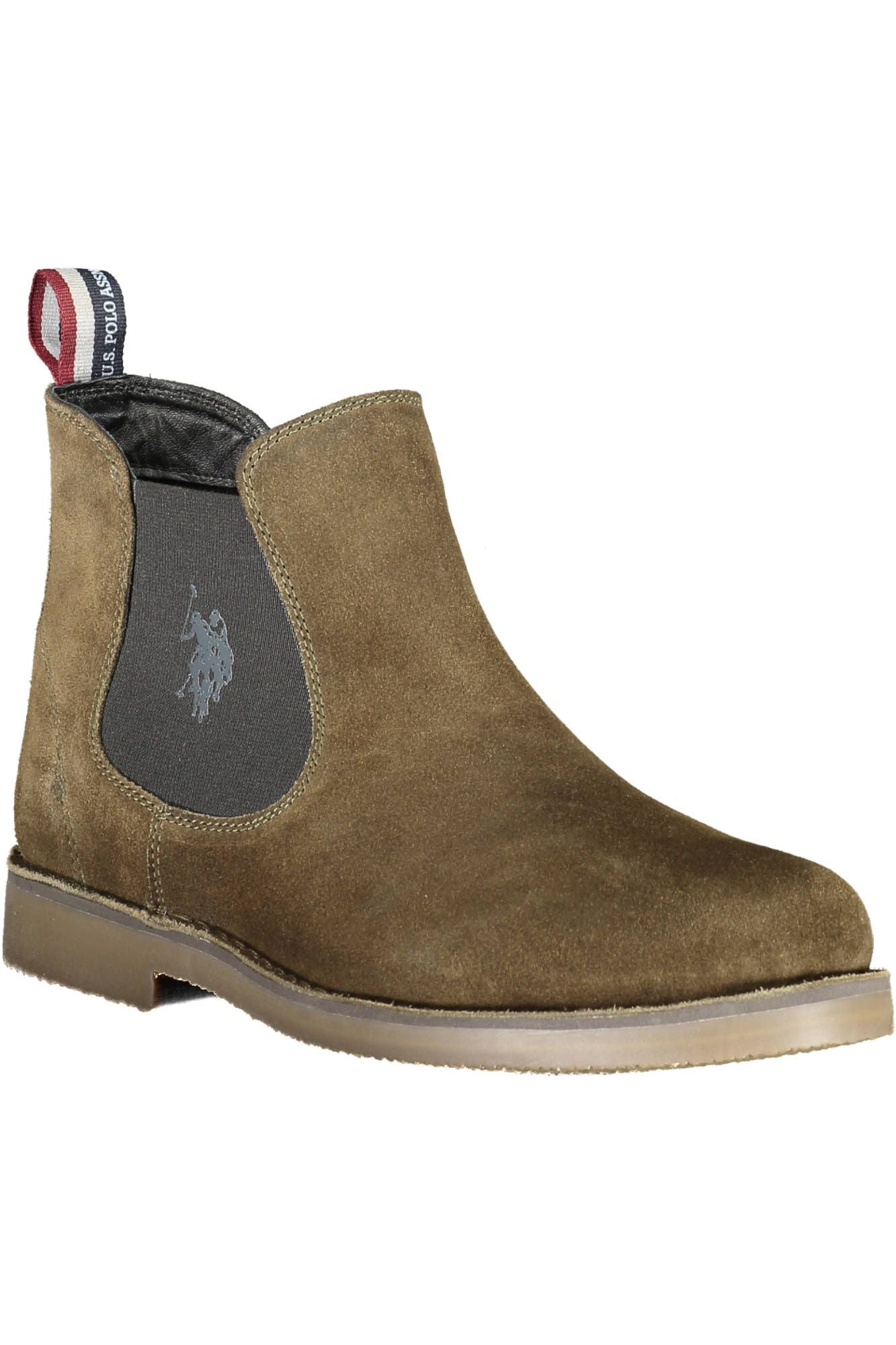 U.S. POLO ASSN. Chic Green Ankle Boots with Logo Detail