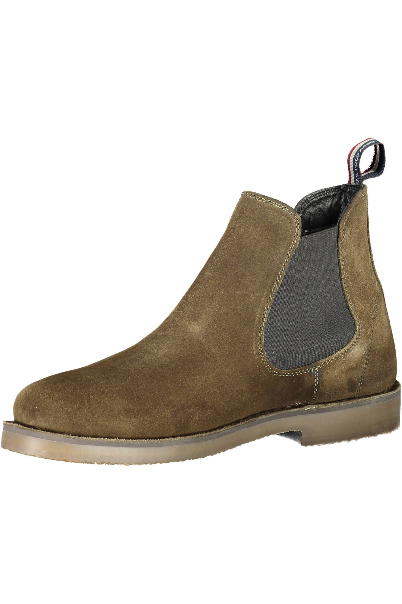 U.S. POLO ASSN. Chic Green Ankle Boots with Logo Detail