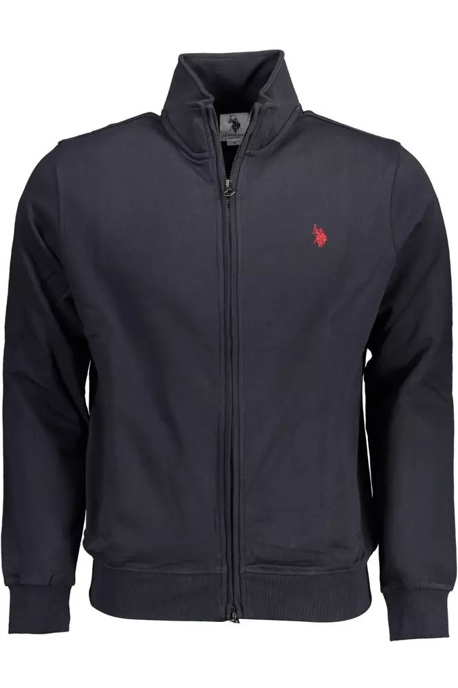 U.S. POLO ASSN. Chic Blue Cotton Zip Sweatshirt