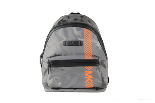 Michael Kors Kent Nylon Camouflage Print Neon Stripe Schulterrucksack BookBag