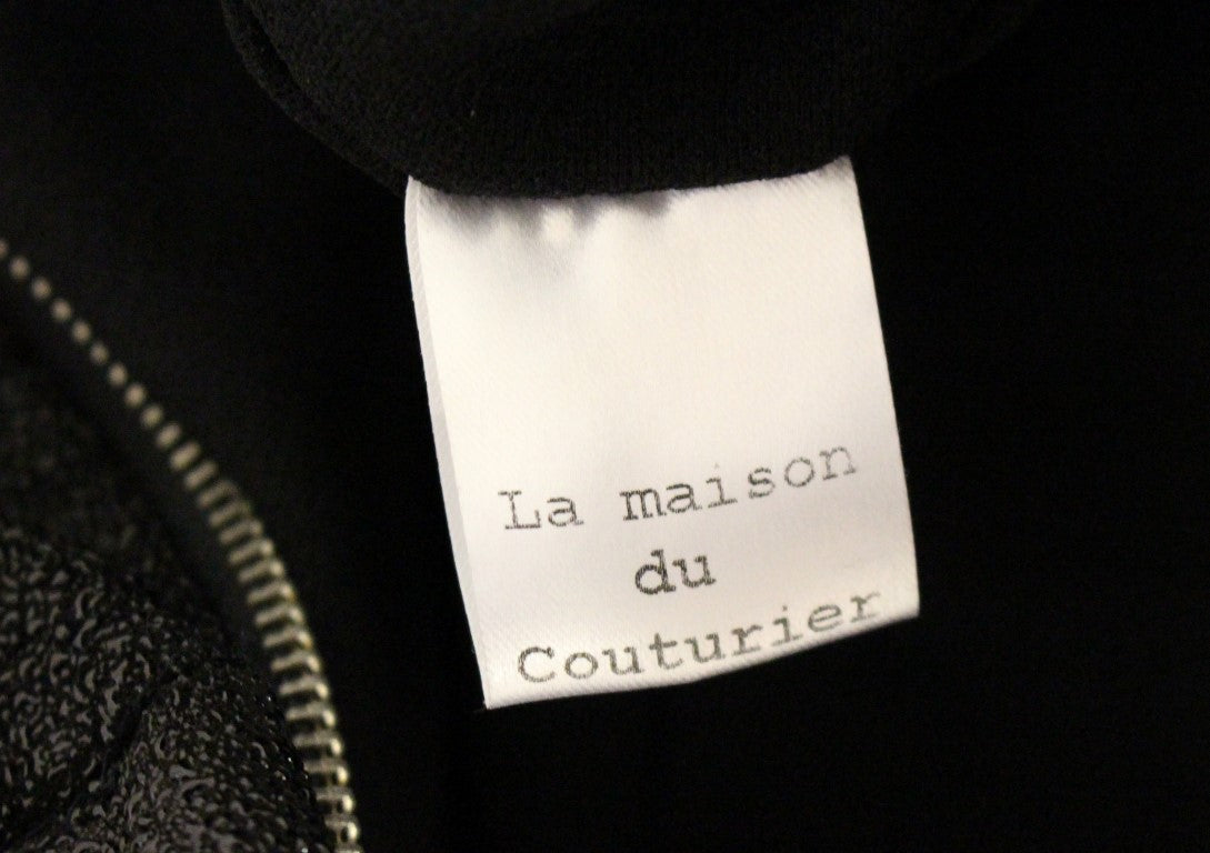 La Maison du Couturier Overall aus schwarzem Leder