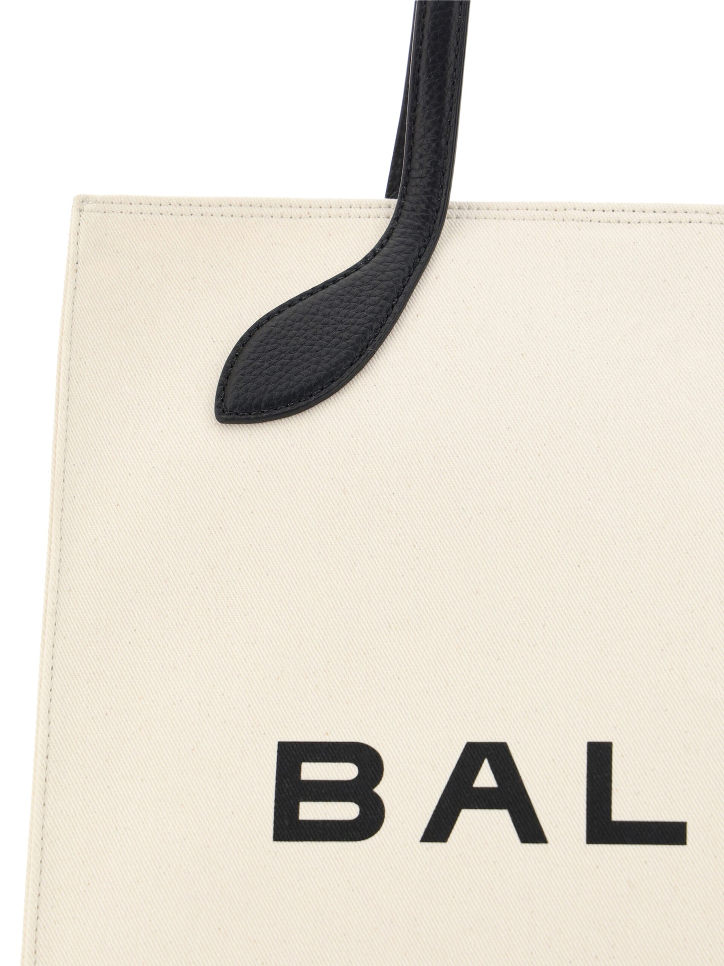 Bally Tote-Umhängetasche aus weißem und schwarzem Leder